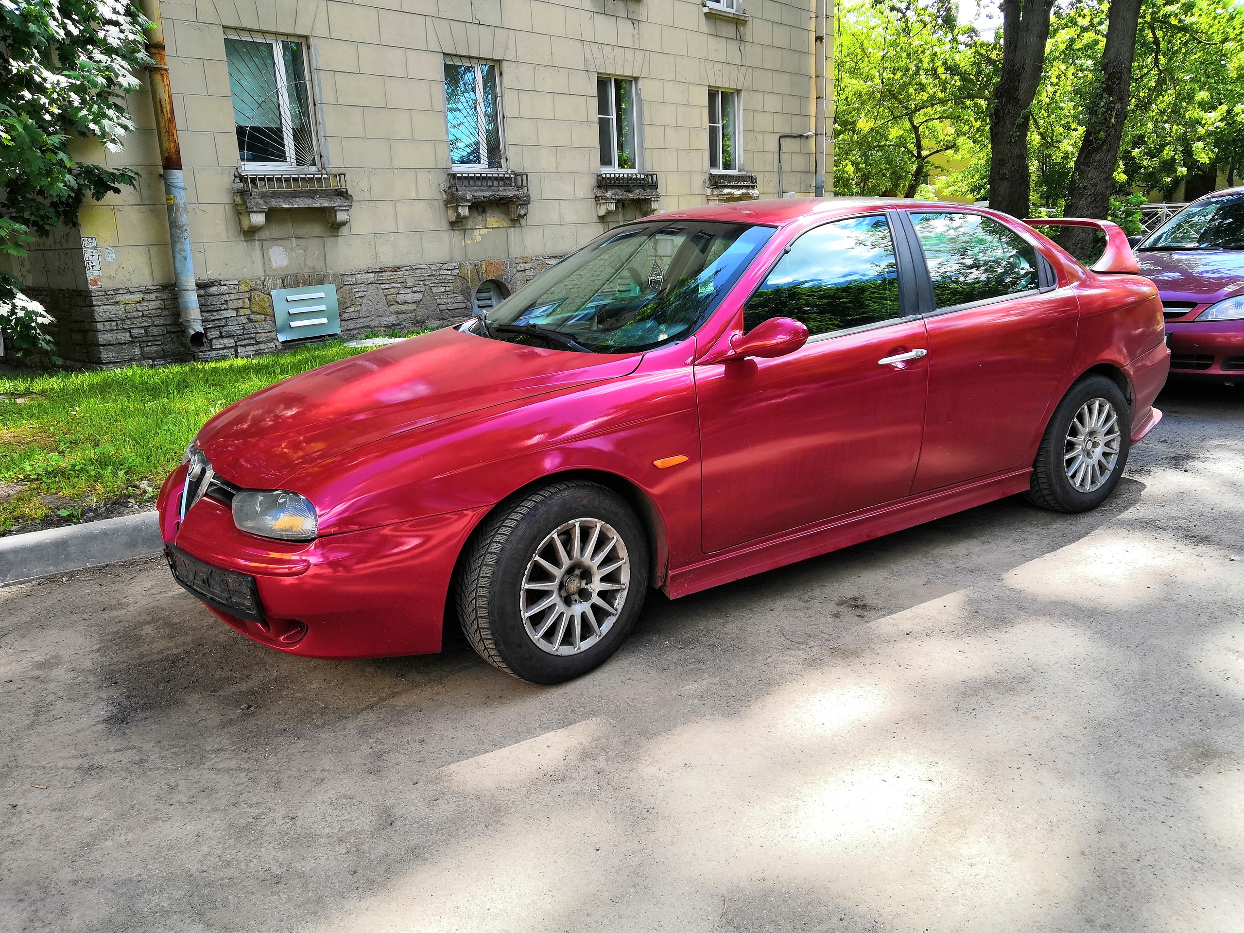 Alfa Romeo бюджетная покраска.